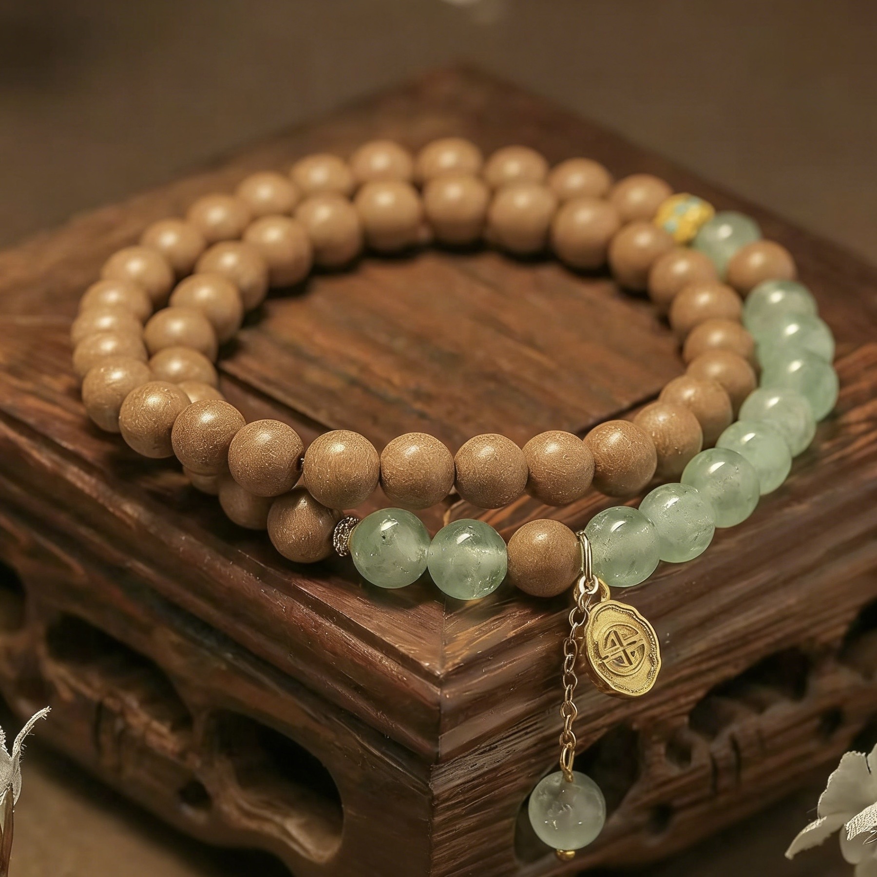 Five Elements Herbal Aromatherapy Prayer Bead Bracelet