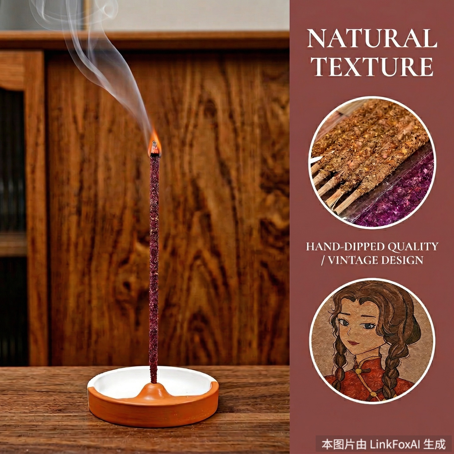 Natural Rose Petal & Osmanthus Incense Sticks
