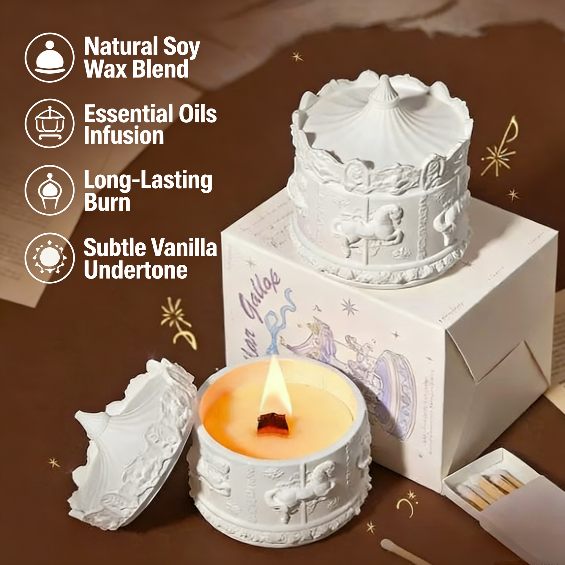 Carousel Aromatherapy Candle