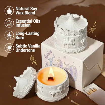 Carousel Aromatherapy Candle
