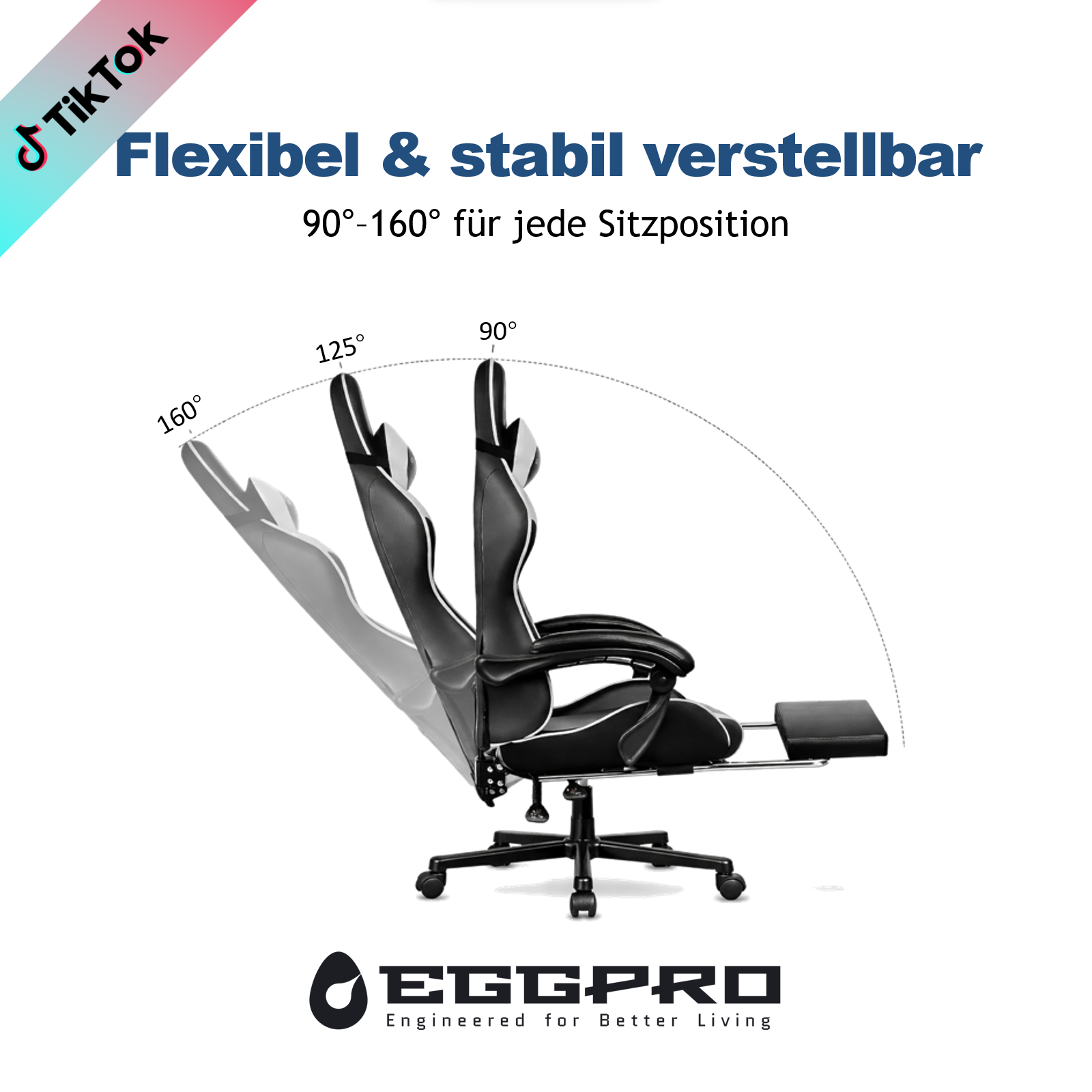 X1 Performance Gaming Chair – Ergonomic gaming chair with pocket spring cushioning, vibration lumbar support & retractable footrest