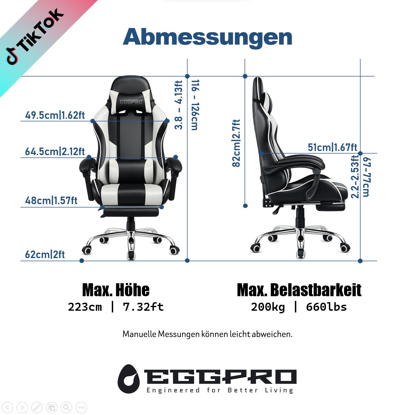 X1 Performance Gaming Chair – Ergonomic gaming chair with pocket spring cushioning, vibration lumbar support & retractable footrest