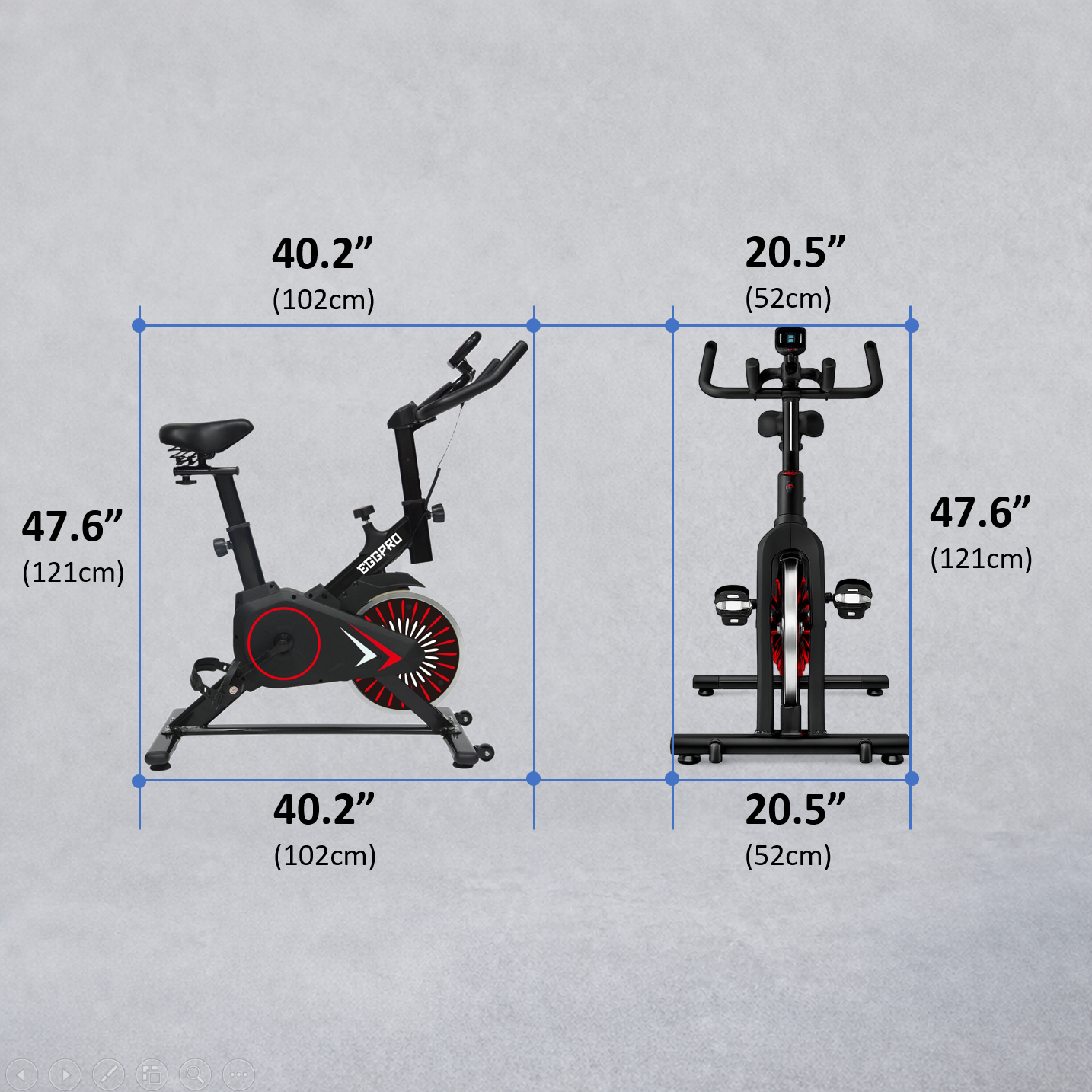 RIDE-101 Indoor Exercise Bike