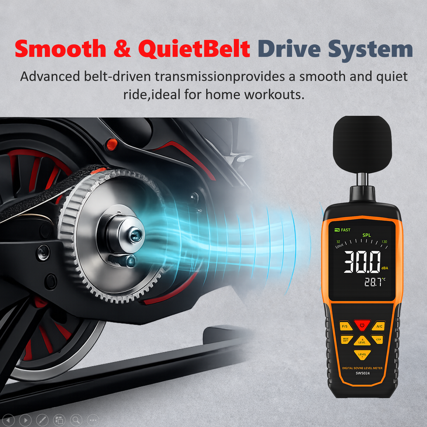 RIDE-101 Indoor Exercise Bike