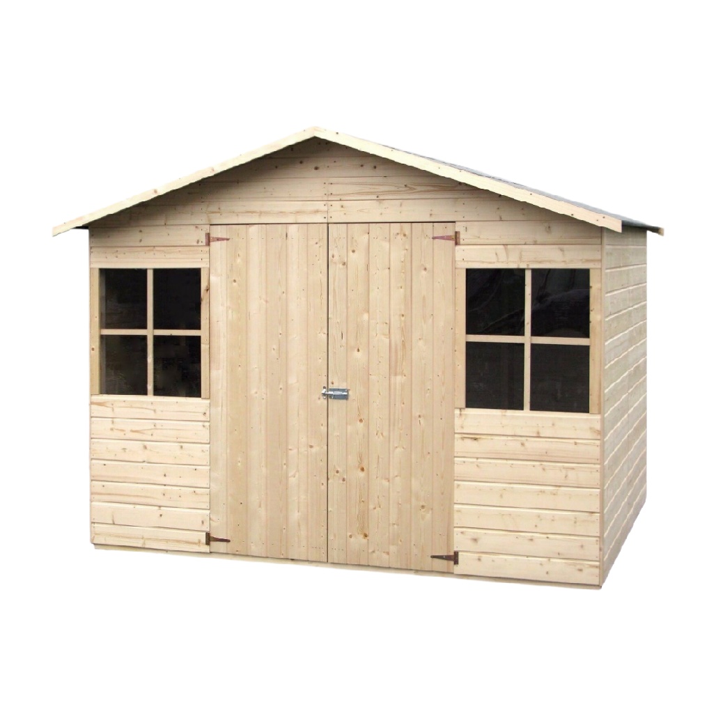 Abri de jardin en bois pour rangement extérieur - 200 x 150 x 150-lignedubois.com