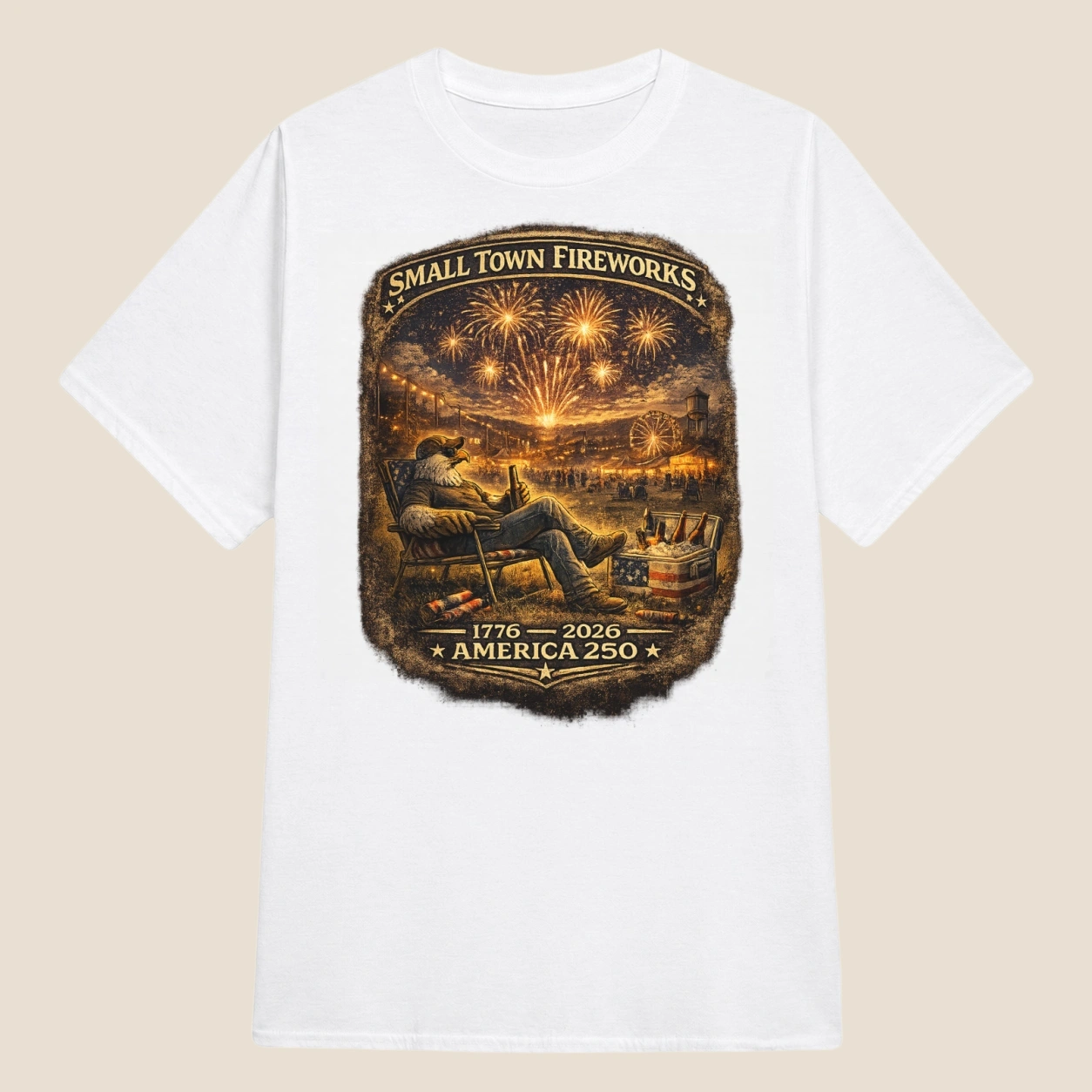 Red White & Small Town Nights | Classic Unisex Tee