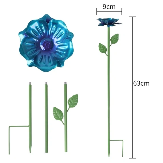 Flower Garden Stake Bird Feeder & Waterer