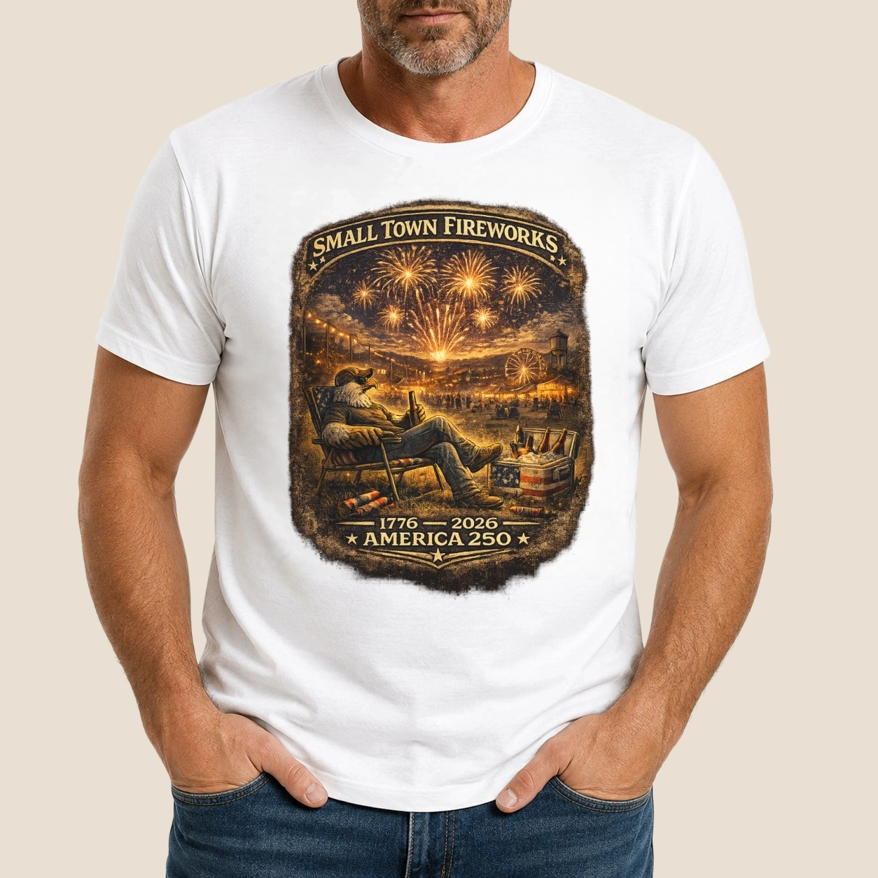 Red White & Small Town Nights | Classic Unisex Tee
