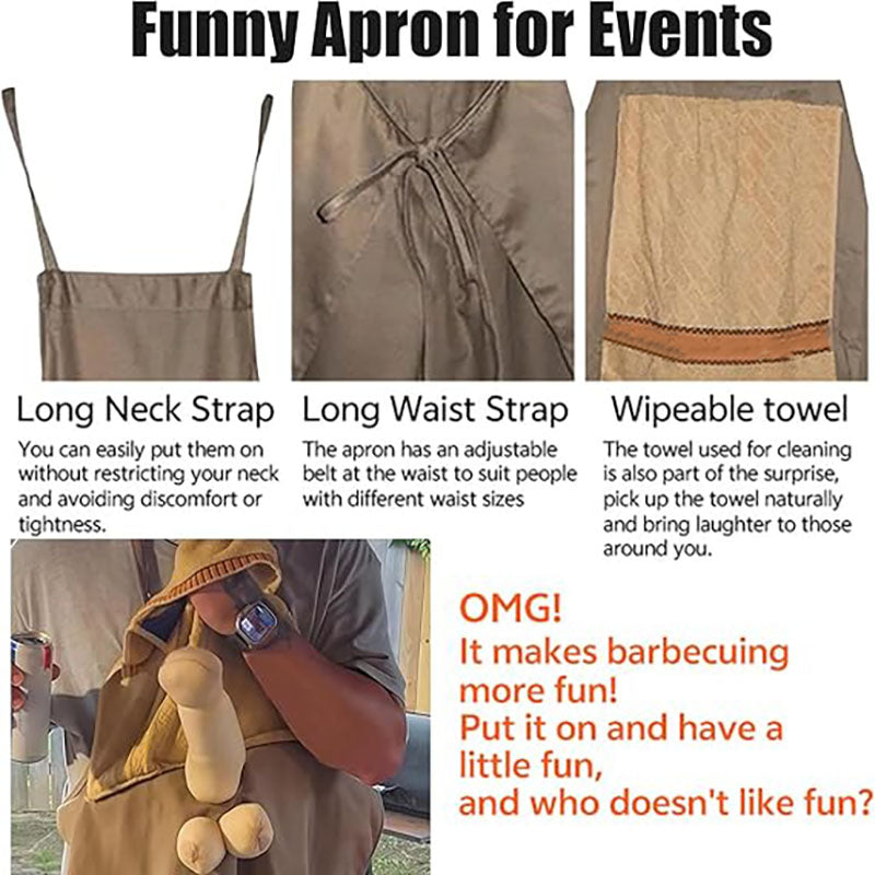 🔥50%OFF🔥Funny Chef Apron A perfect blend of practical kitchen functionality and hilariously funny design