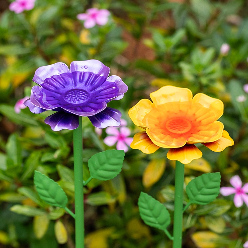 Flower Garden Stake Bird Feeder & Waterer