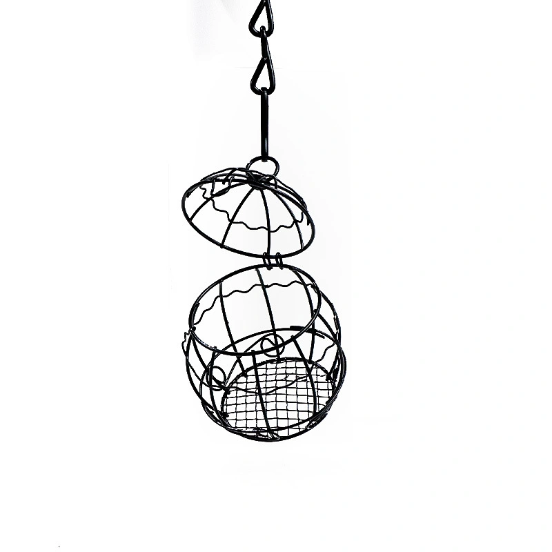 Mini Hanging Metal Cage Bird Feeder