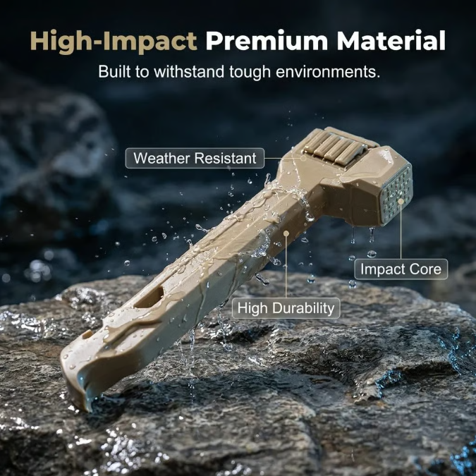 🔥50%OFF🔥🔨2-in-1 Tent Stake Hammer with 8 Stakes - 🙅♂️ Never Search for Scattered Pegs Again! 💪 