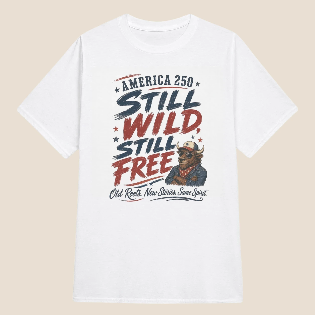 Still Proud Always Home Bison Graphic |Classic Unisex Tee