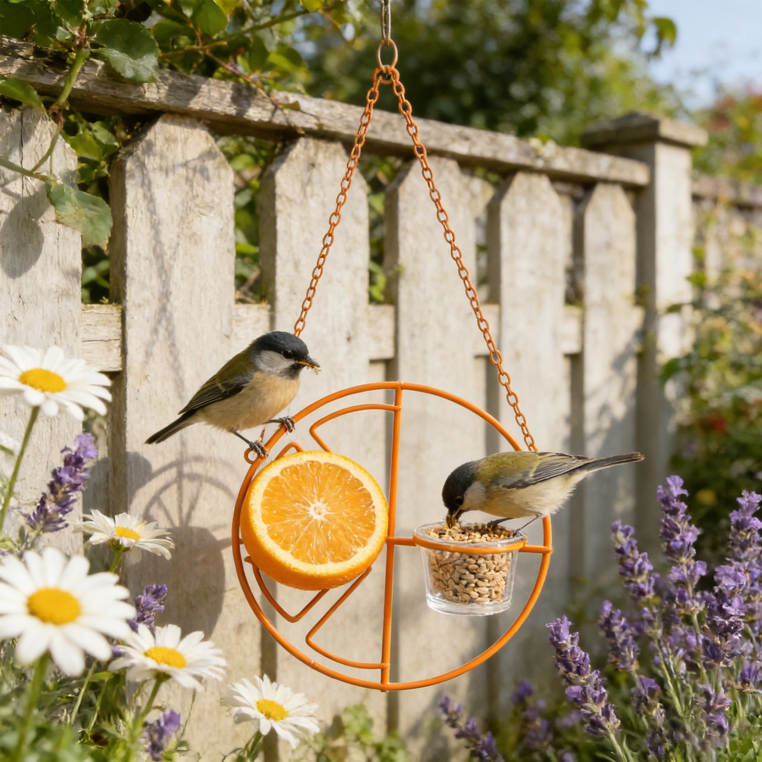 Clementine Oriole Fruit & Jelly Bird Feeder