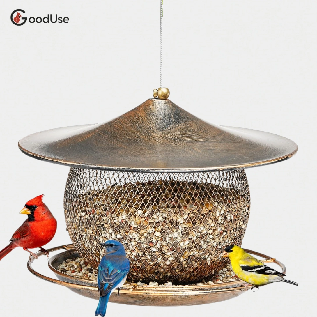 3lb Extra Large Roof Round Bird Feeder