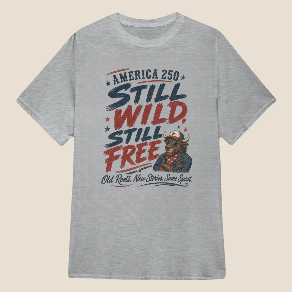 Still Proud Always Home Bison Graphic |Classic Unisex Tee