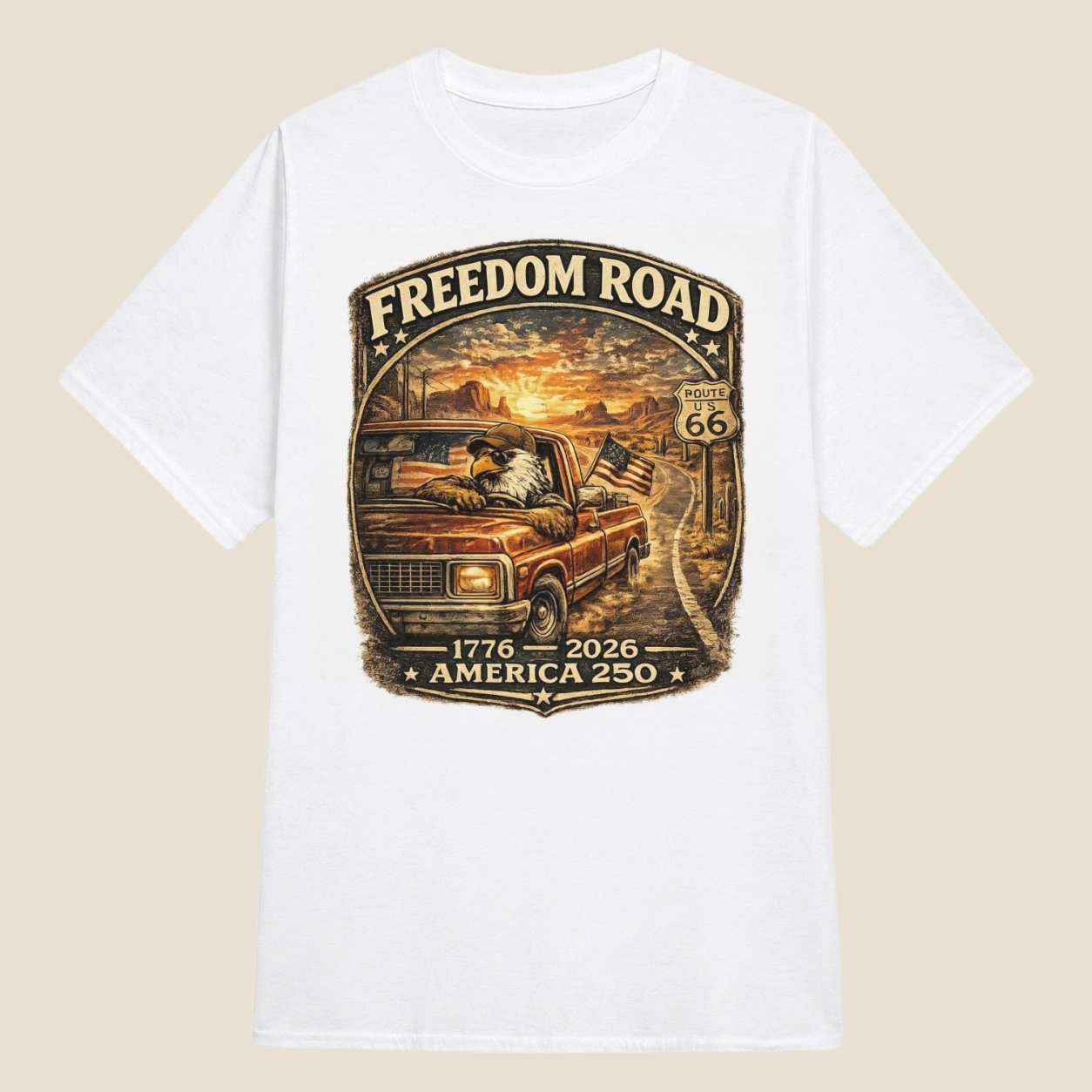Freedom Road Route 66 | Classic Unisex Tee