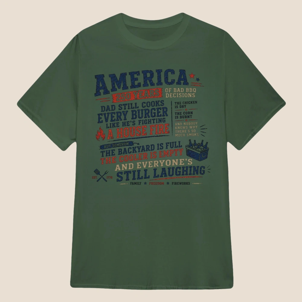 250 Years of Bad BBQ Decisions | Classic Unisex Tee