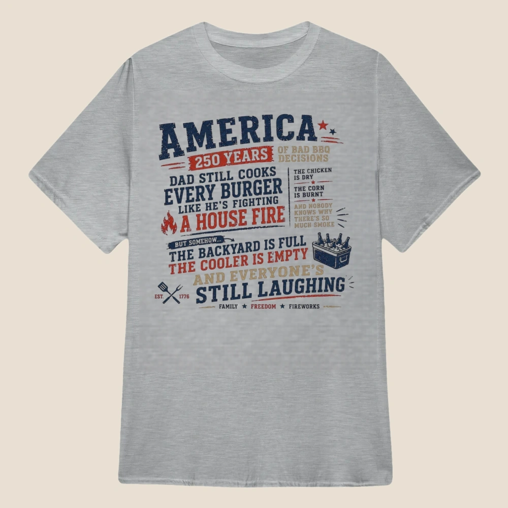 250 Years of Bad BBQ Decisions | Classic Unisex Tee