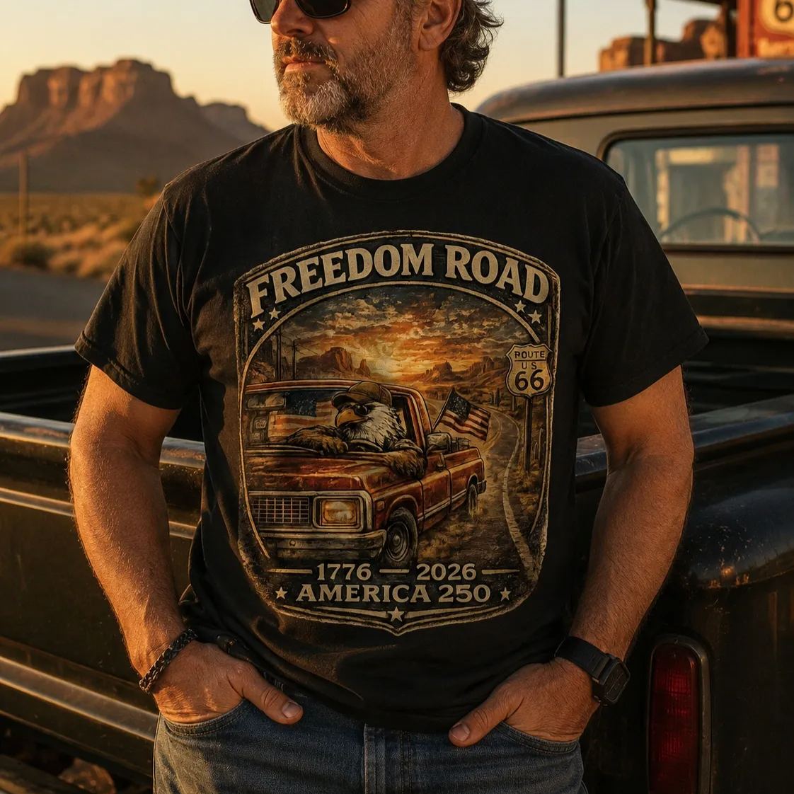 Freedom Road Route 66 | Classic Unisex Tee
