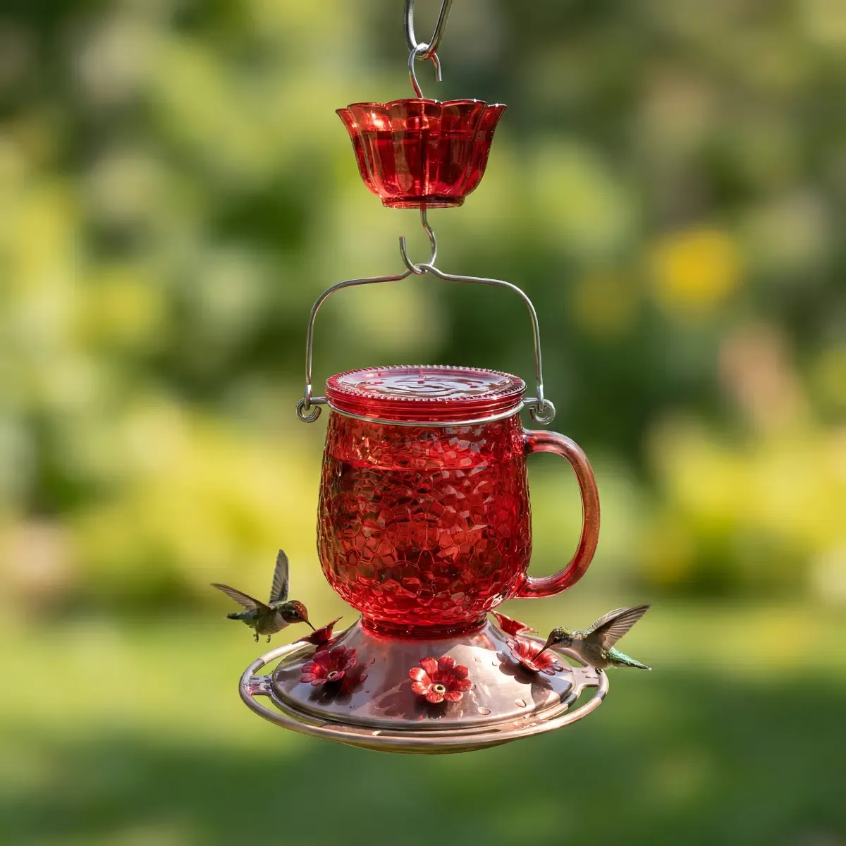 16oz Bee & Ant Proof Glass Hummingbird Feeders