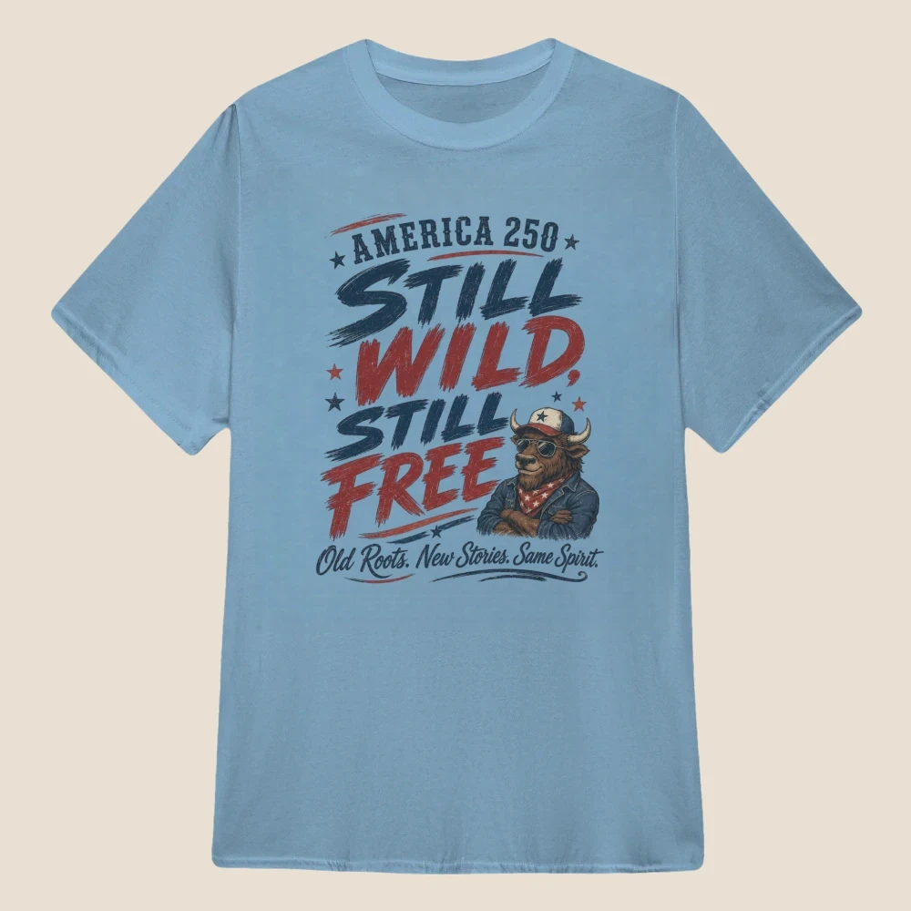 Still Proud Always Home Bison Graphic |Classic Unisex Tee