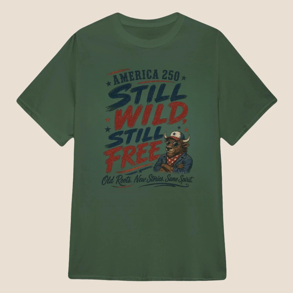 Still Proud Always Home Bison Graphic |Classic Unisex Tee