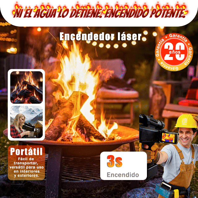 Medidor Láser de Larga Distancia y Visión Nocturna Térmica | Modo Imagen en Imagen | Batería Recargable | Caza y Camping al Aire Libre