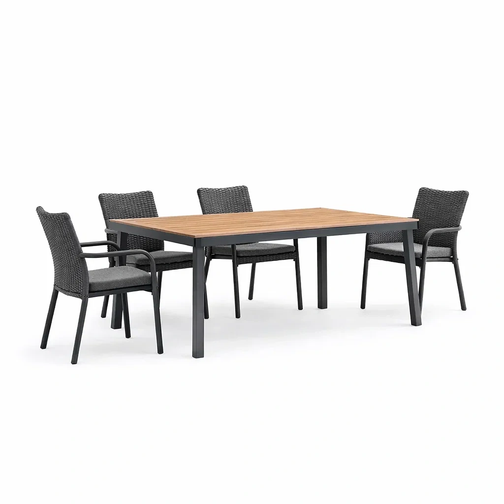 Ensemble de détente de jardin,Ensemble table et chaises - Chicoasisliving