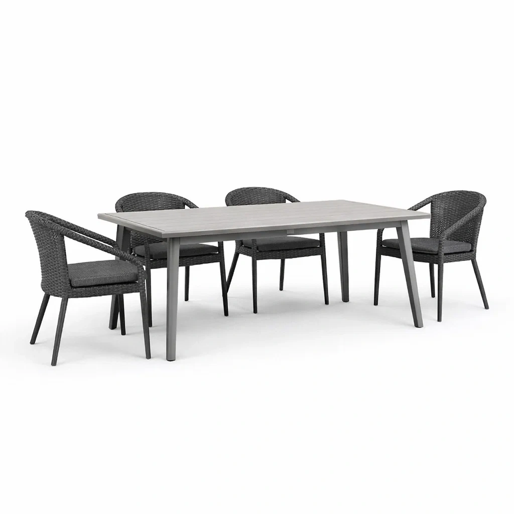 Ensemble de détente de jardin,Ensemble table et chaises - Chicoasisliving