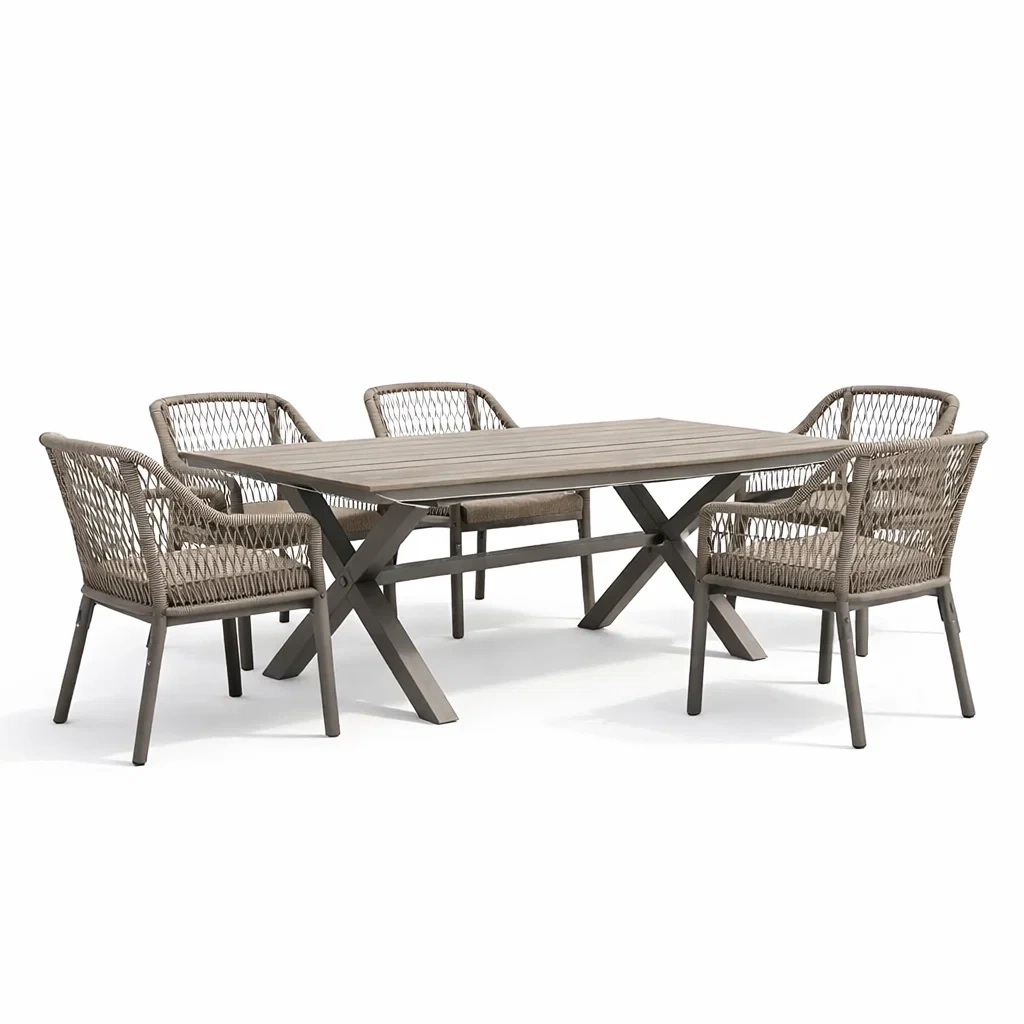Ensemble de détente de jardin,Ensemble table et chaises - Chicoasisliving