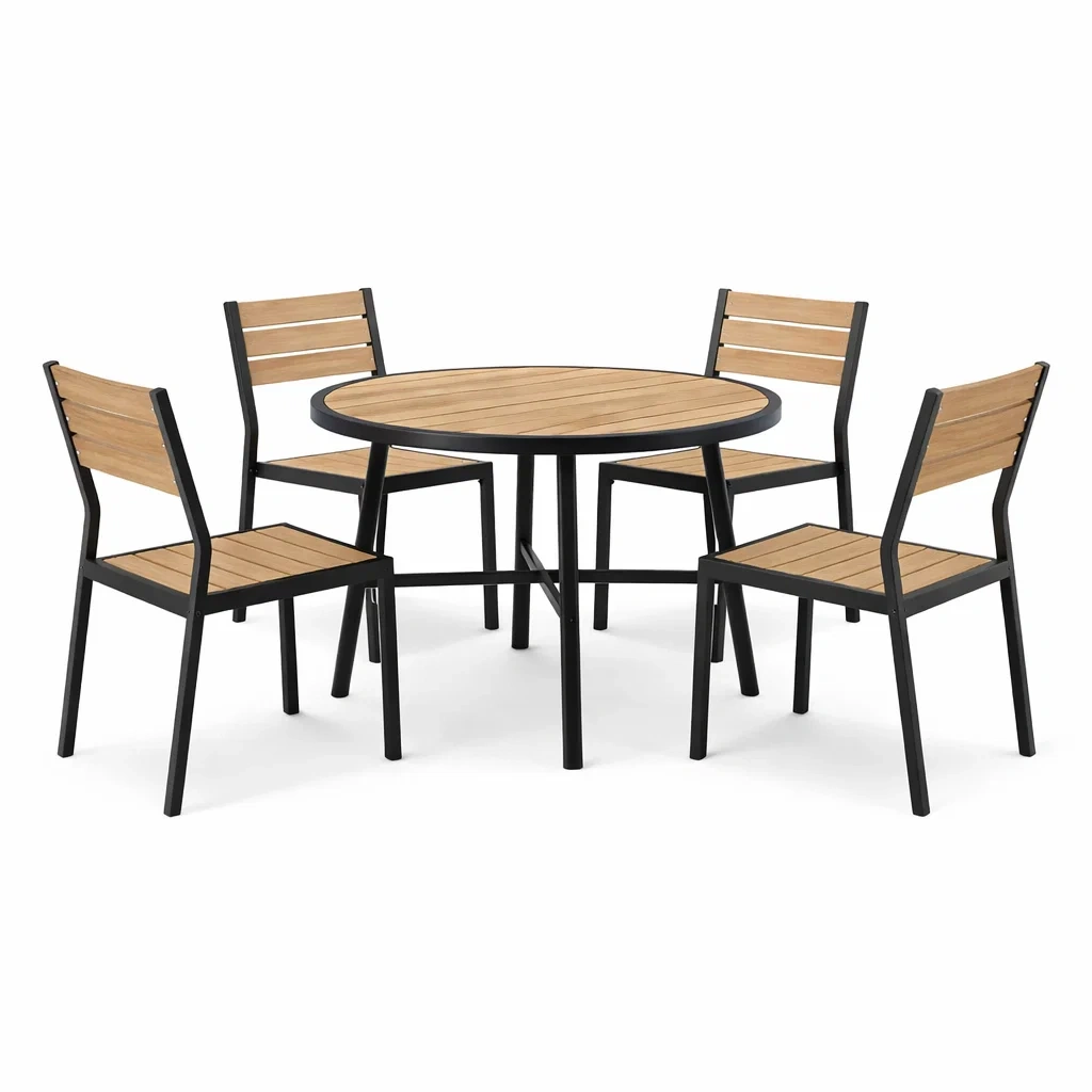 Ensemble de détente de jardin,Ensemble table et chaises - Chicoasisliving
