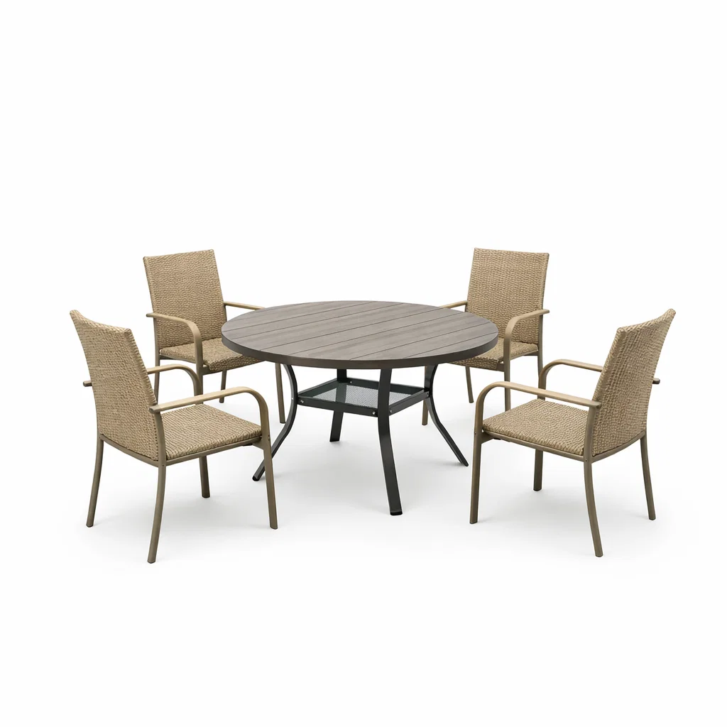 Ensemble de détente de jardin,Ensemble table et chaises - Chicoasisliving