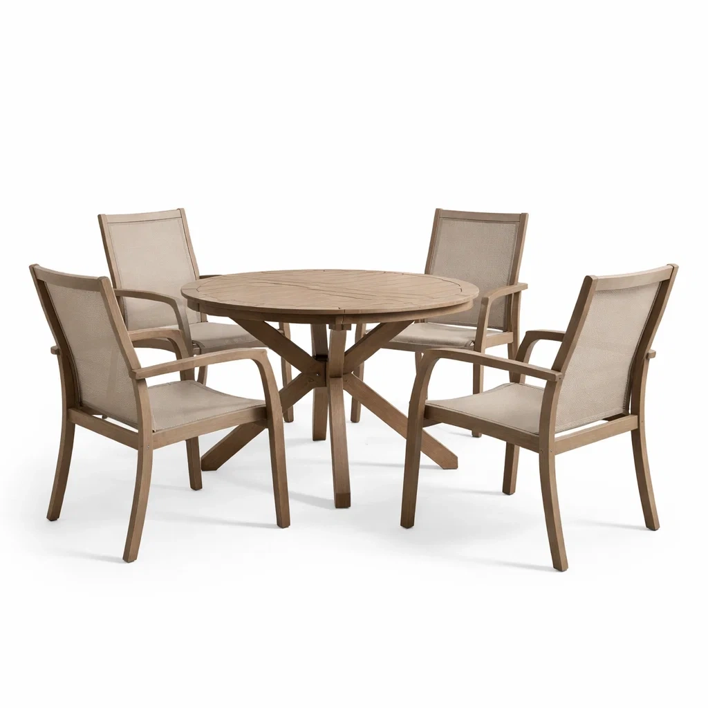 Ensemble de détente de jardin,Ensemble table et chaises - Chicoasisliving