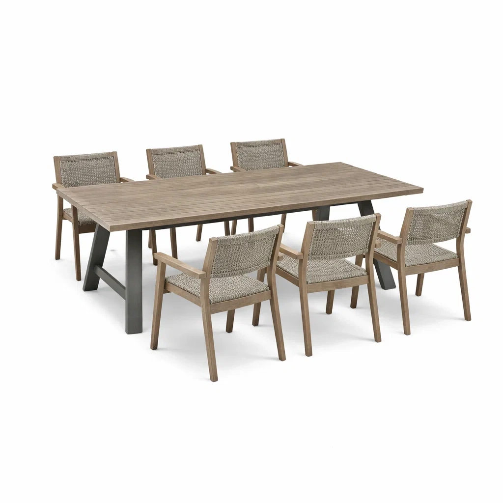 Ensemble de détente de jardin,Ensemble table et chaises - Chicoasisliving