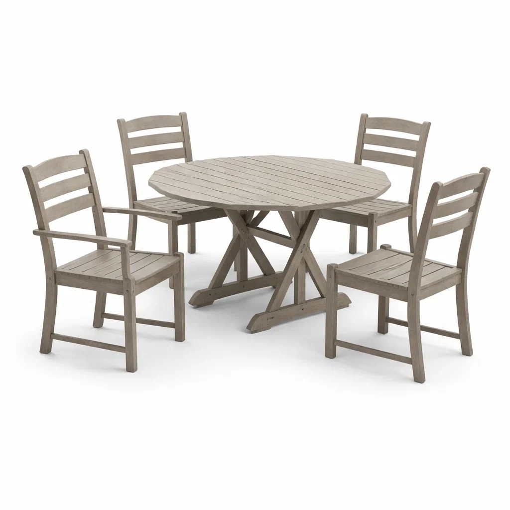Ensemble de détente de jardin,Ensemble table et chaises - Chicoasisliving