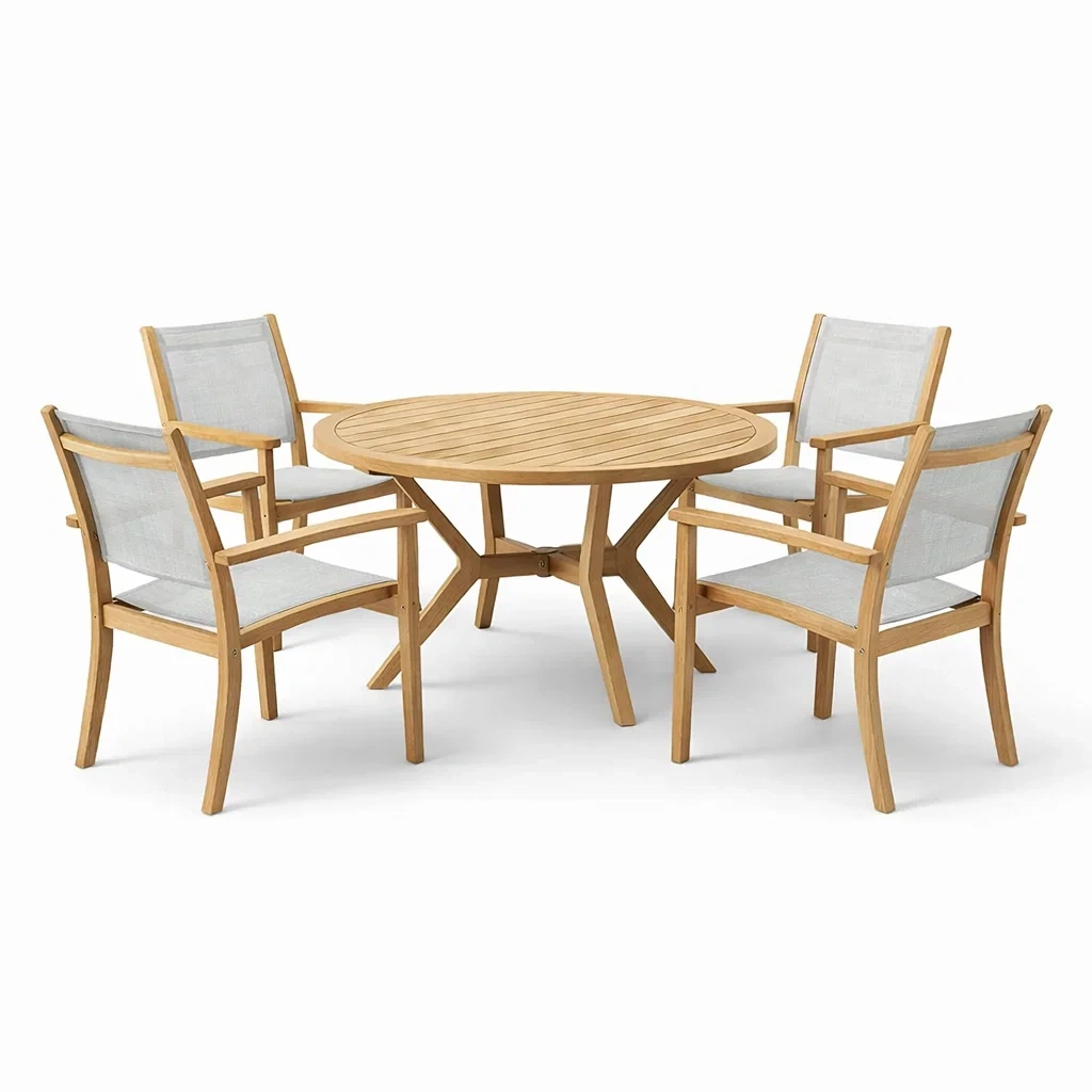 Ensemble de détente de jardin,Ensemble table et chaises - Chicoasisliving