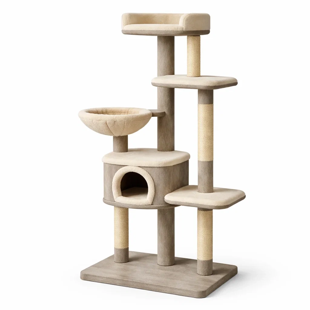 Espace d'activité pour chats,Arbre à chat - Cozyoasisliving