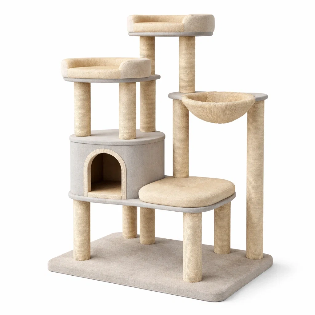 Espace d'activité pour chats,Arbre à chat - Cozyoasisliving