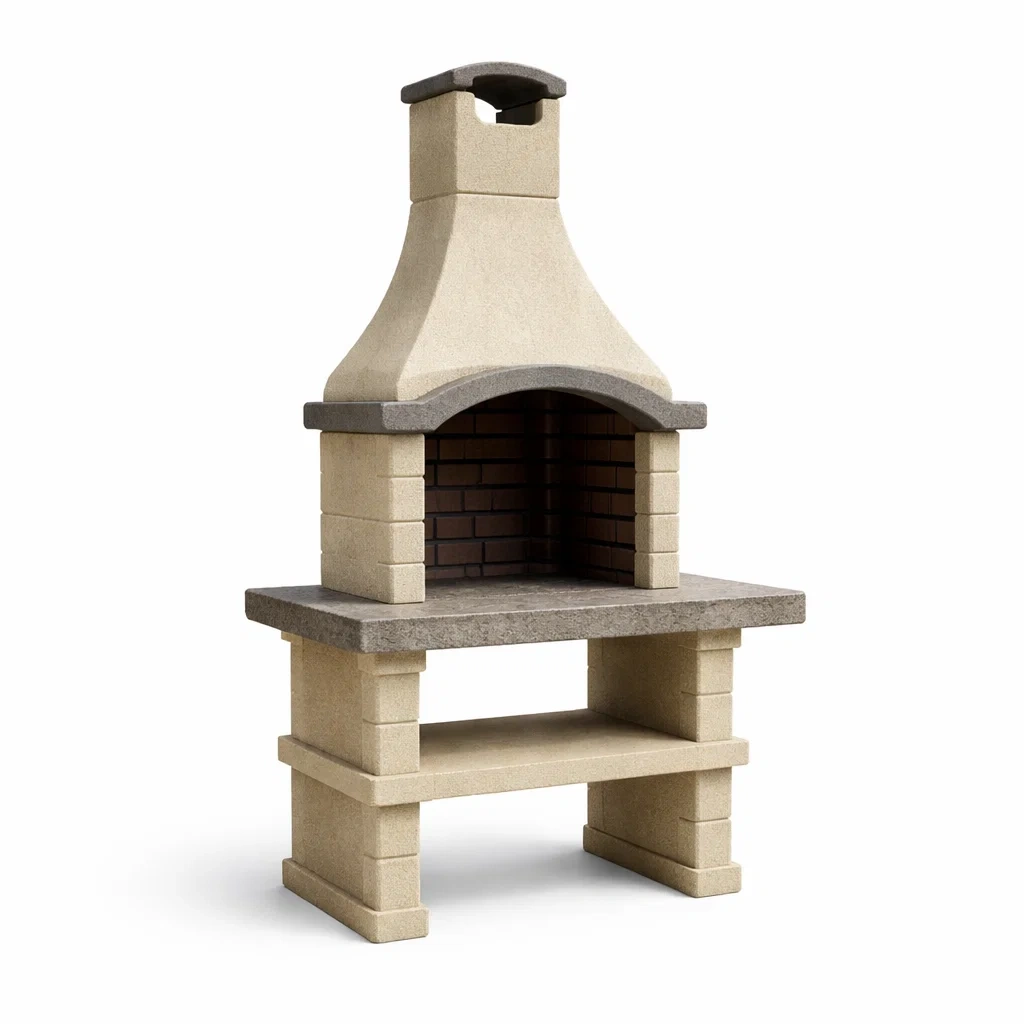 Barbecue en pierre reconstituée extérieur-PURE DRE AMSP ACE