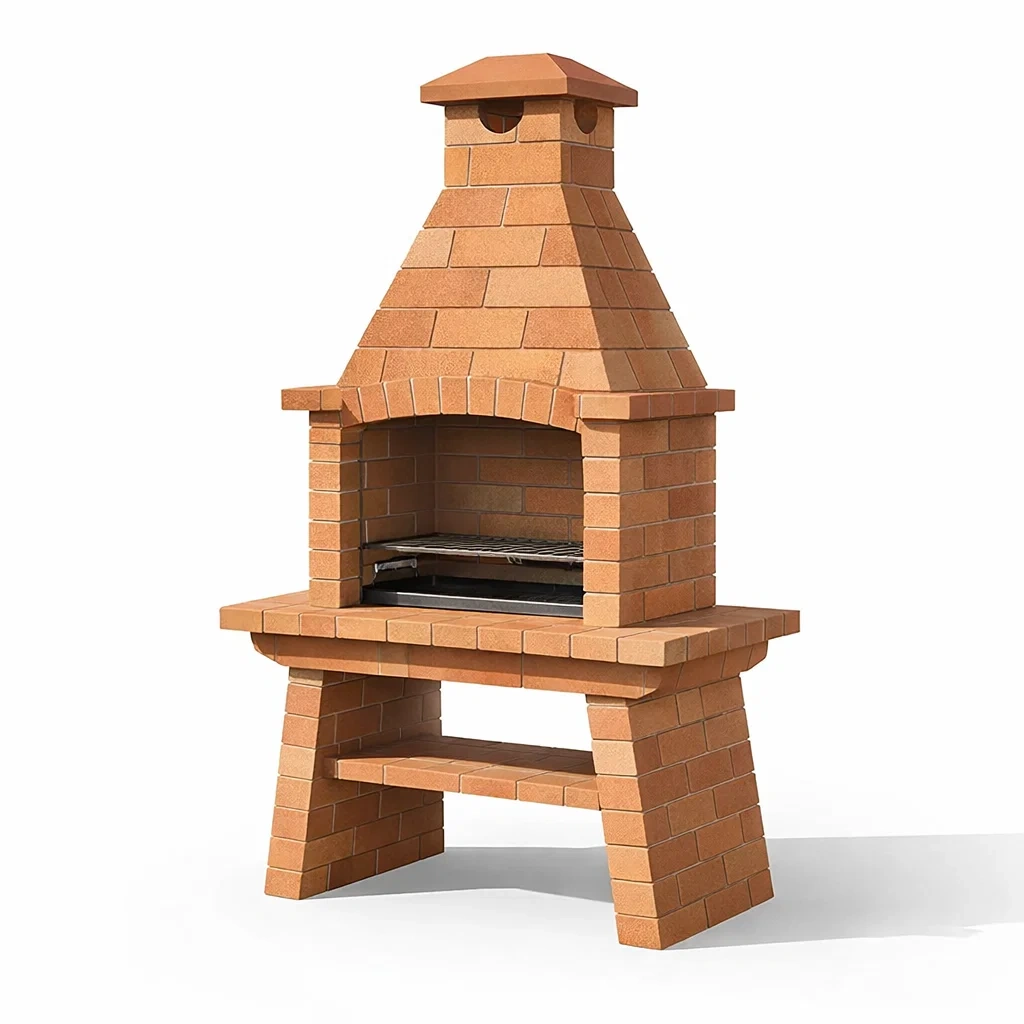 Barbecue en brique rouge-PURE DRE AMSP ACE