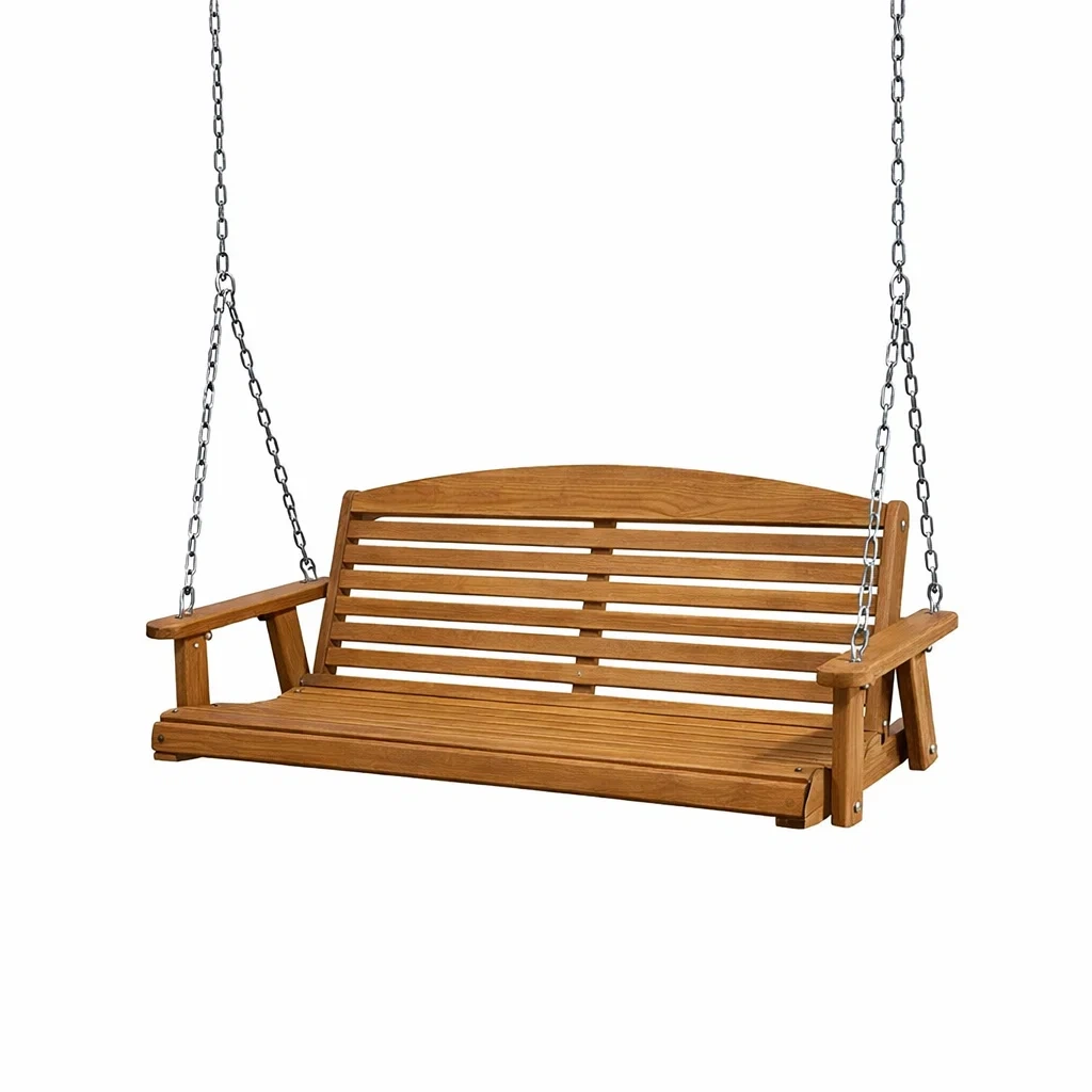 Balancelle de porche en bois avec chaînes-PURE DRE AMSP ACE