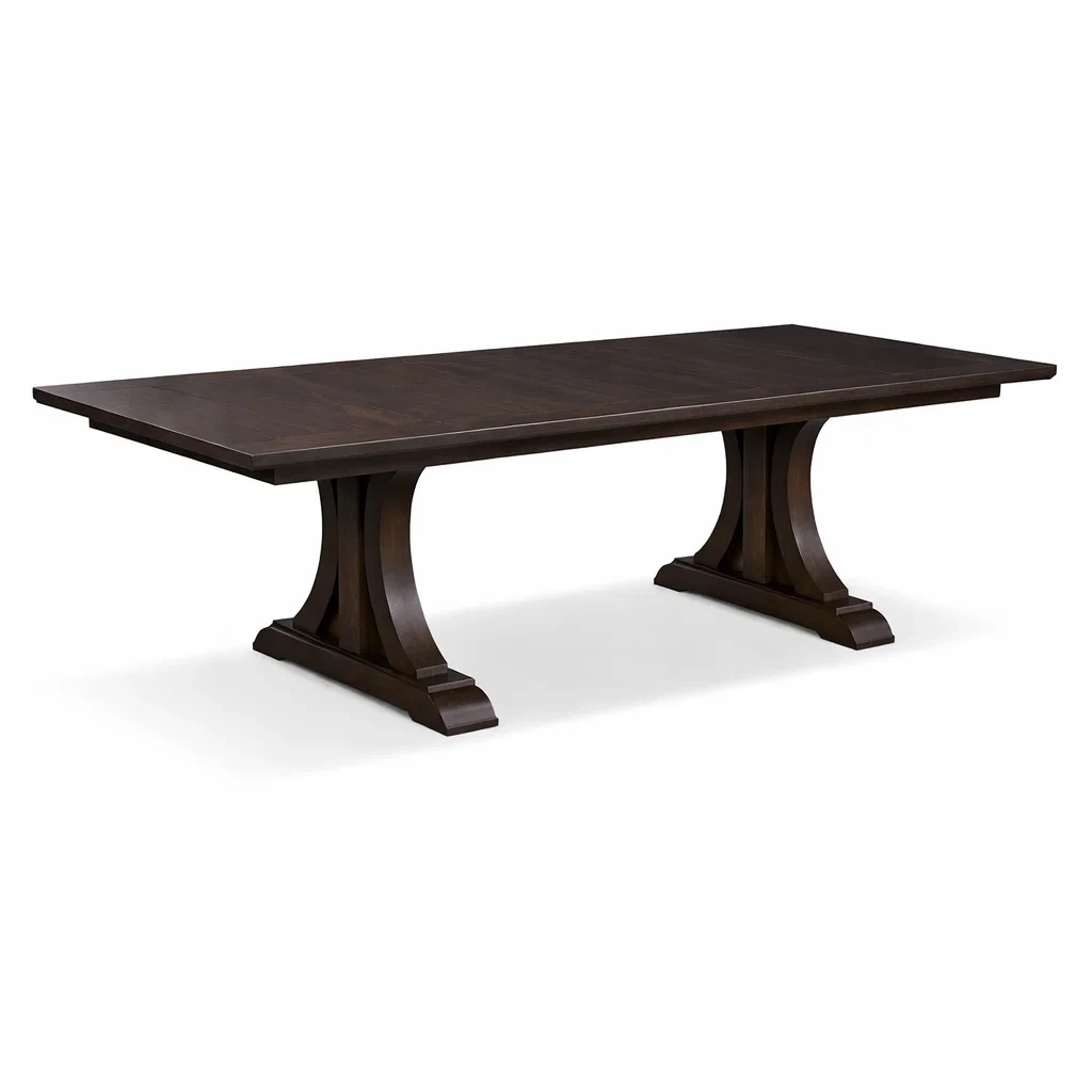 Table à manger en bois massif marron-PURE DRE AMSP ACE