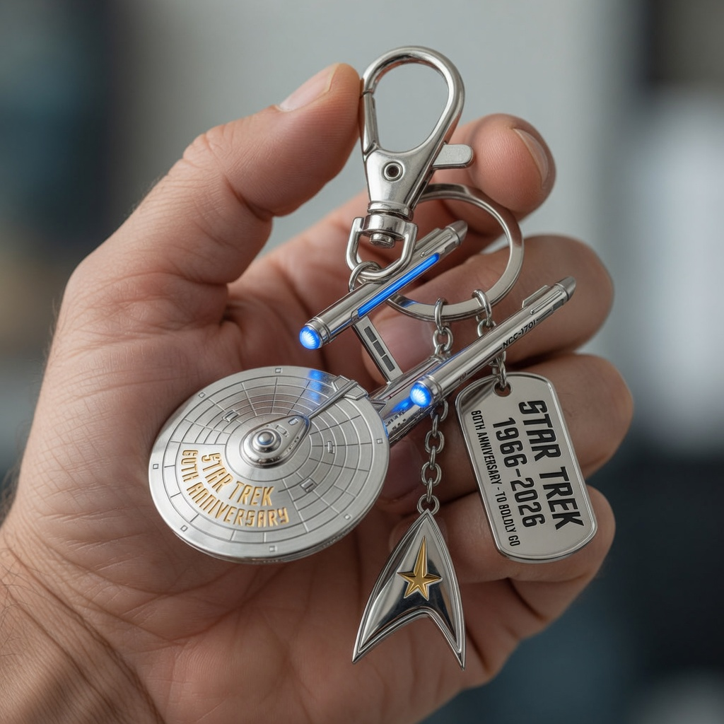 Star Trek 60th Anniversary Collectible Keychain