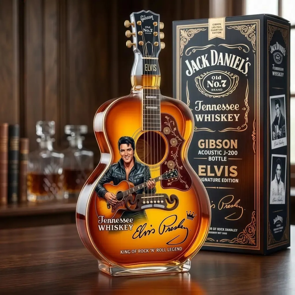 King of Rock Guitar Whiskey Decanter