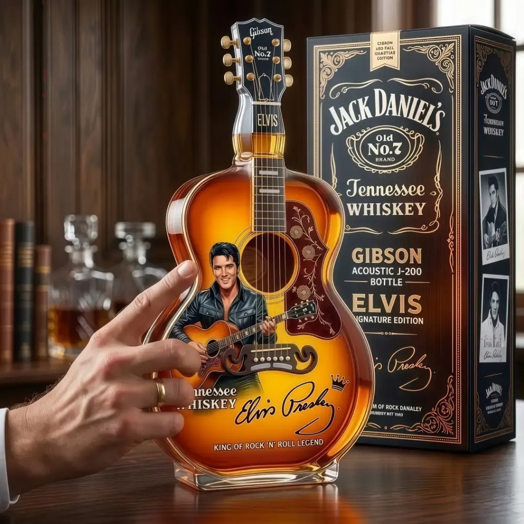 King of Rock Guitar Whiskey Decanter