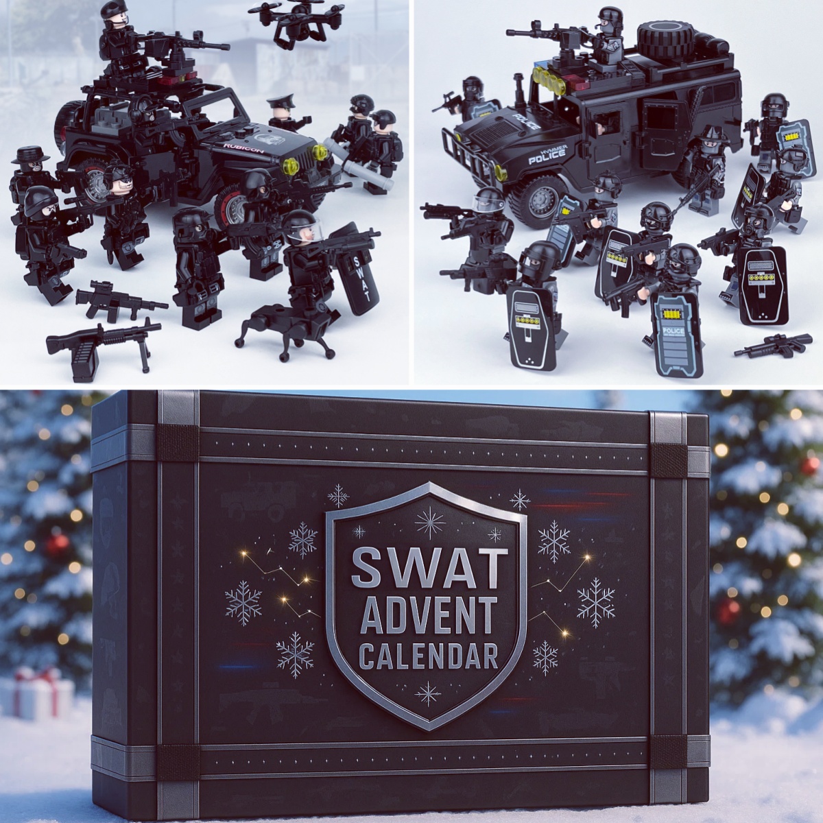 🚔🎄 SWAT Minifigure Advent Calendar