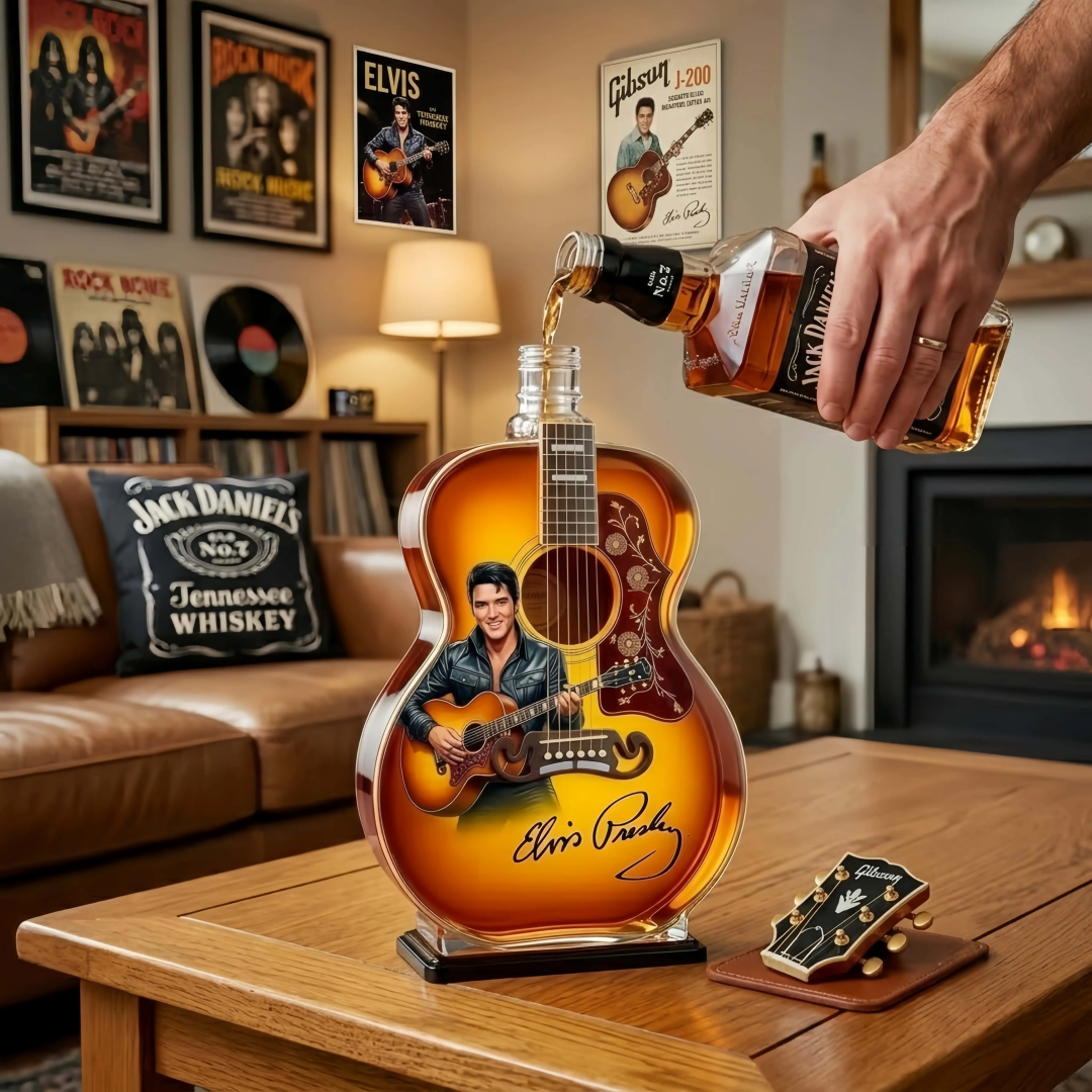 King of Rock Guitar Whiskey Decanter