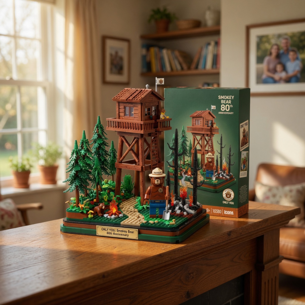 Smokey Bear 80th Anniversary Lookout Tower Building Set