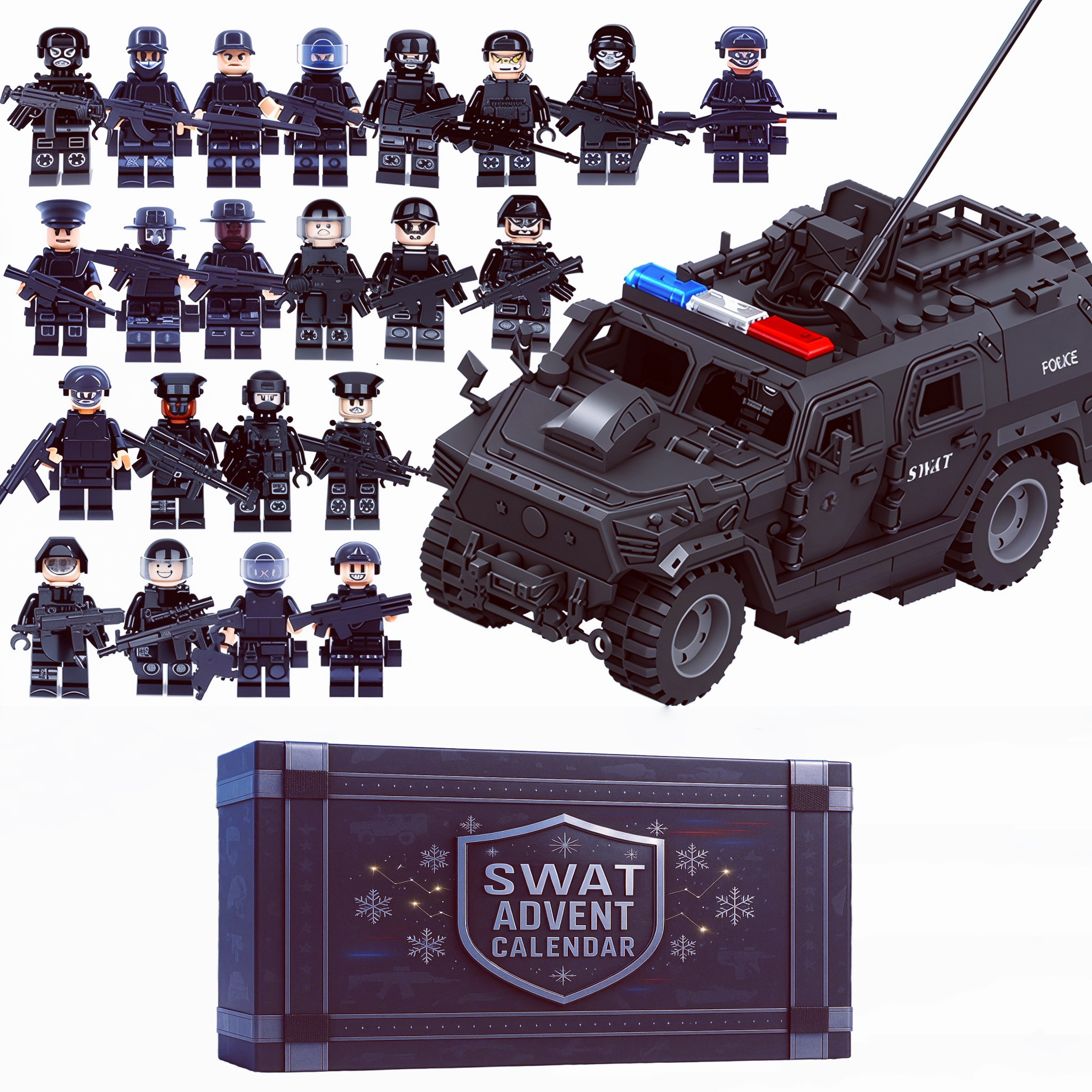 🚔🎄 SWAT Minifigure Advent Calendar